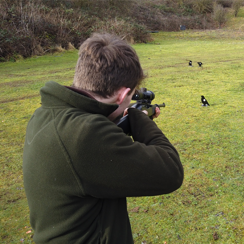 Celebrity shooting airguns