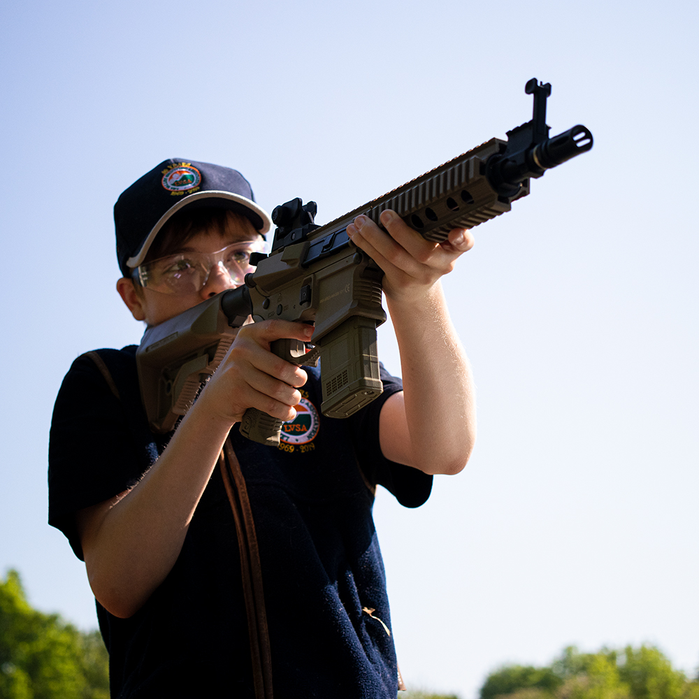 Airsoft-Combo Airsoft rifle shooting experience