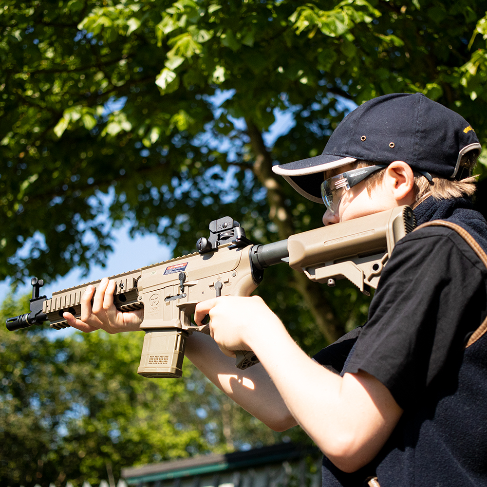 Airsoft-Rifle Airgun Shooting Experience